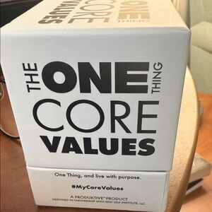 The ONE Thing Core Values Box
